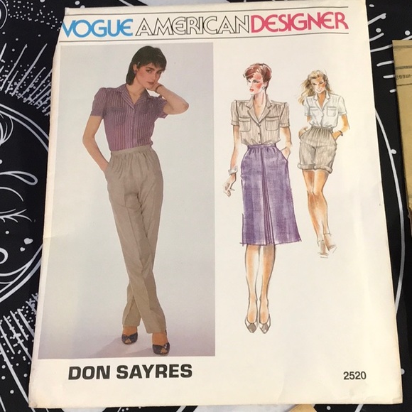 Vintage Vogue American Designer Don Sayers sewing patterns 2520 Size 14 uncut - Picture 2 of 8